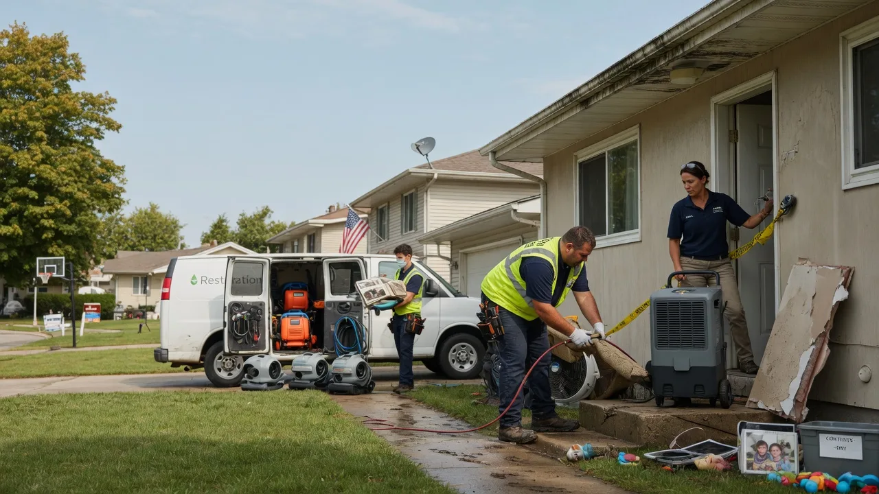 Water Damage Restoration in Montrose, IL near me